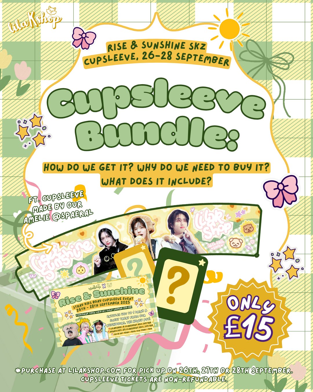 Rise & Sunshine | Stray Kids Birthday Cupsleeve Event - Image 2